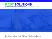 Tablet Screenshot of pestsolutions.co.za
